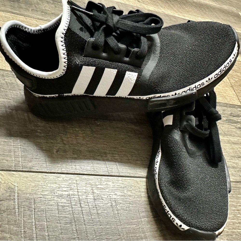 Adidas Black and White Sneakers